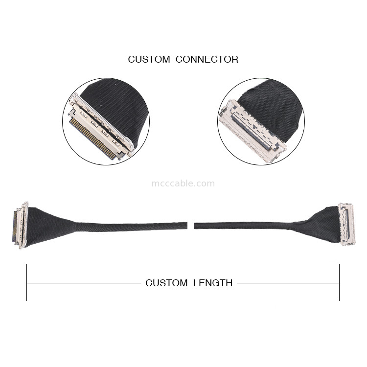 20679 0,4 mm Pitch 20pin 30pin 40pin 50pin Micro Coaxial Connector Horizontale richting
