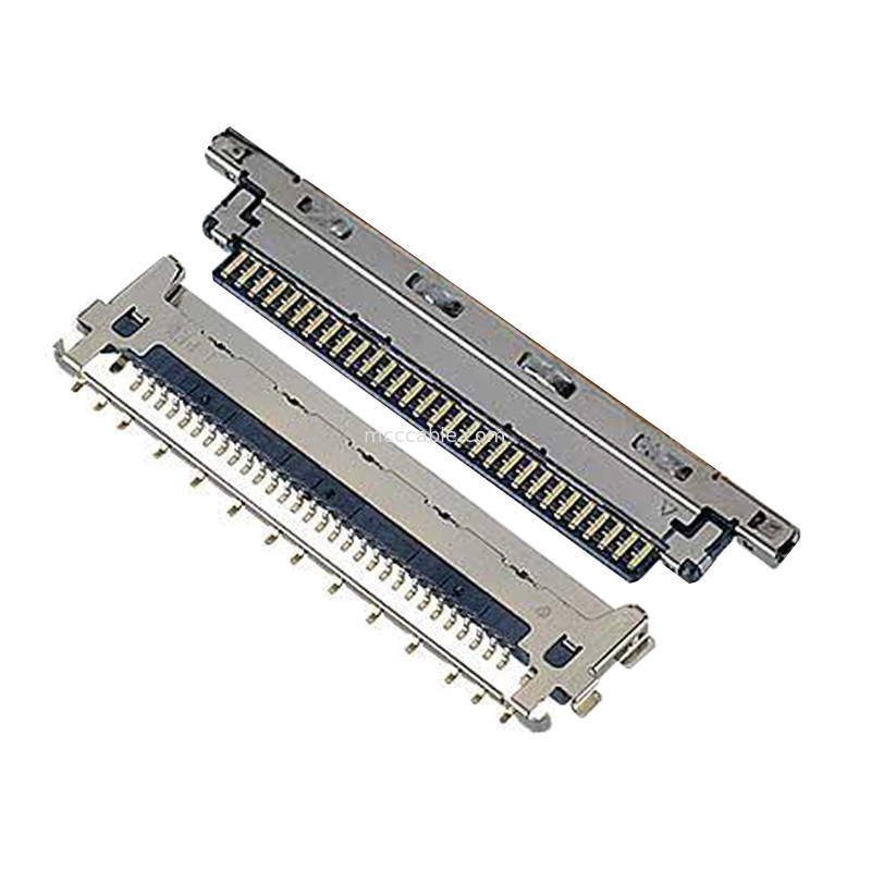 VS II 20846-020T 030T 040T 0,5 mm tussenlaag, horizontale paring micro-coaxiale connector