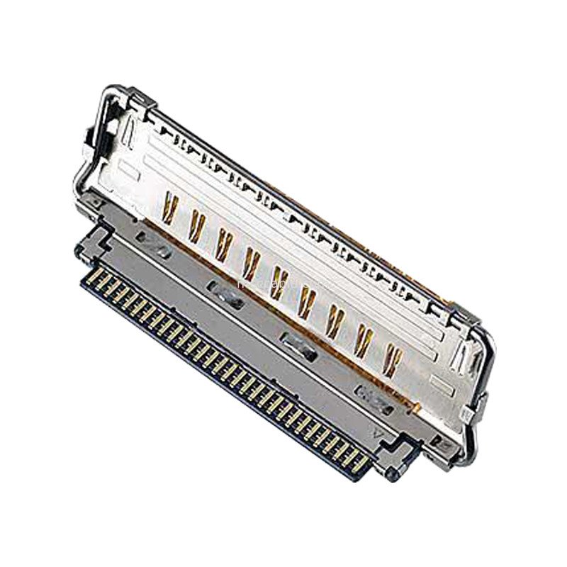 VS II 20846-020T 030T 040T 0,5 mm tussenlaag, horizontale paring micro-coaxiale connector