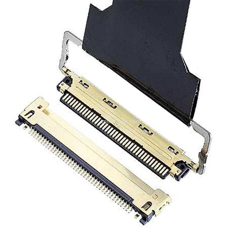 20472 20473-040T-10R 20474-040E-12 Horizontale koppeling Micro-coaxiale connector met mechanisch slot