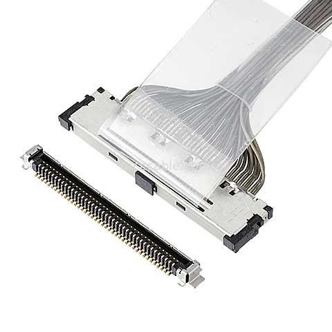 40P 20437 20438-040T-01 2496-040 20439-040E-01 Micro-koaxkabel aansluiting Verticale koppeling type micro-koaxconnector