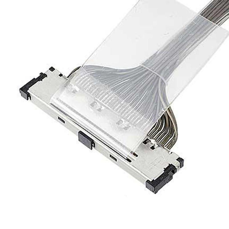 40P 20437 20438-040T-01 2496-040 20439-040E-01 Micro-koaxkabel aansluiting Verticale koppeling type micro-koaxconnector
