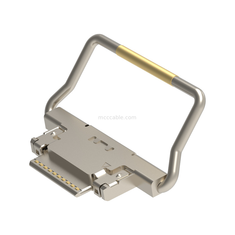 10p 20633-310T-01S Micro-koaxiale aansluiting met mechanisch slot Plug voor micro-koaxiale kabel assemblage