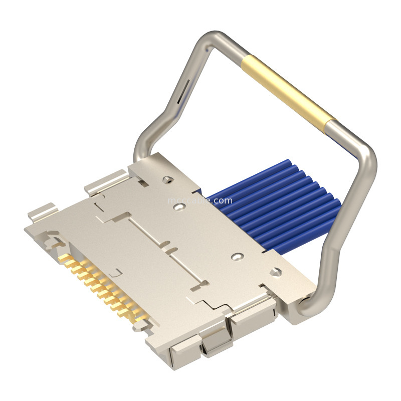 10p 20633-310T-01S Micro-koaxiale aansluiting met mechanisch slot Plug voor micro-koaxiale kabel assemblage