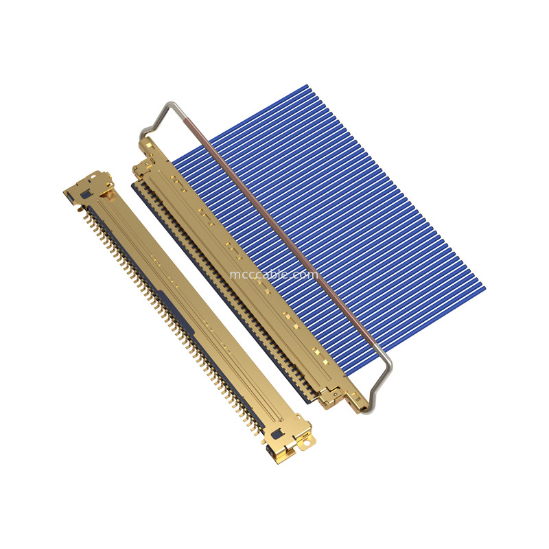 20453-250T-03S 50P 0,5 mm pitch Horizontaal paringstype micro-coaxiaal connector