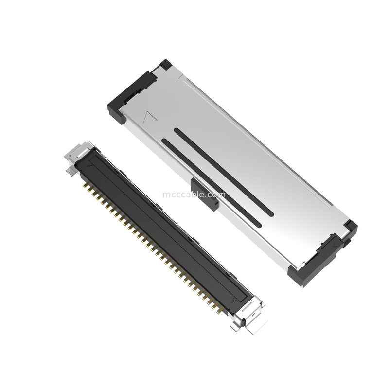 20437-030T-01 Horizontaal koppeltype Micro-coaxiale connector met mechanisch slot 30Pin 40P 50P 0,4 mm pitch