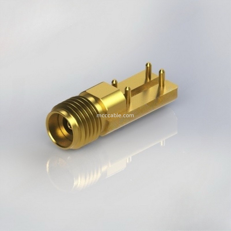 CONN SMA Vrouwelijk Recht rf overhaalt Schakelaar met .015“ Pin Edge Mount-PCB