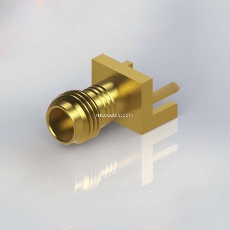 CONN SMA Vrouwelijk Recht rf overhaalt Schakelaar met .015“ Pin Edge Mount-PCB