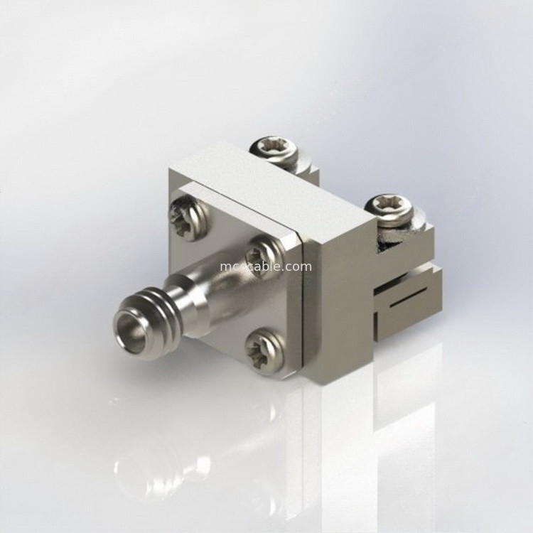 OEM het Messing 1mm Coaxiale Schakelaar van rf met .009“ speldt 110 GHz voor Gemengde Technologie-PCB