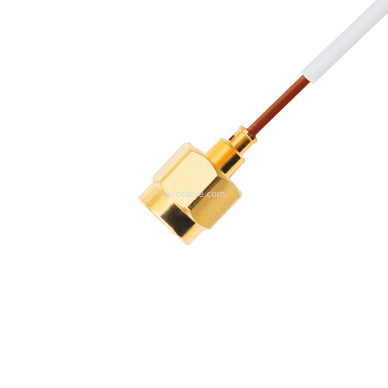 0,047 Semi Stijf van 5G overhaalt de Mannelijke Rechte Stop Te 1996771-1 van Kabelsma aan de Vrouwelijke Hefboom van Smpm