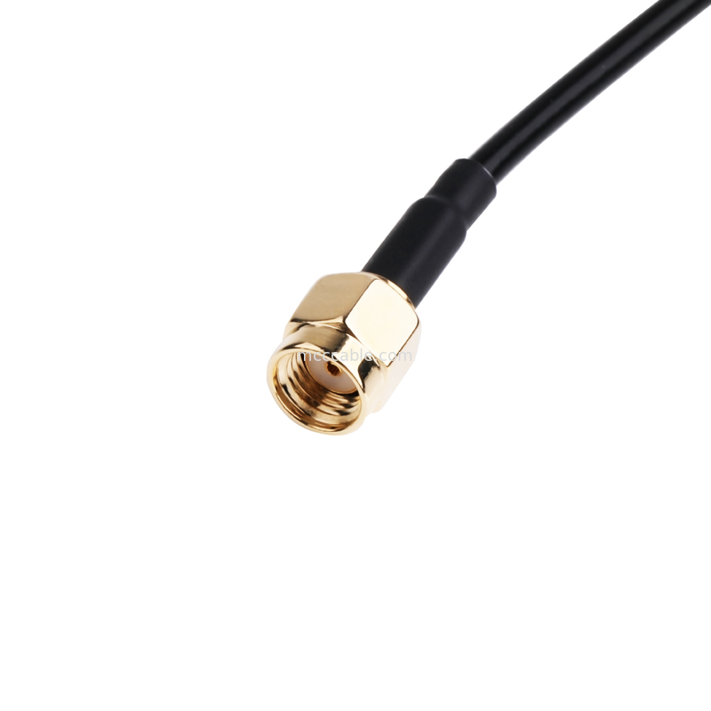 RF-connector 50 ohm Impedantie Lmr100 RF Coaxkabel Zwart lcd lvds kabel samtec hogesnelheidskabel