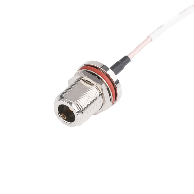 N Type Vrouwelijke Rf Coaxiale de hoge snelheidskabel van Schakelaarmini straight samtec
