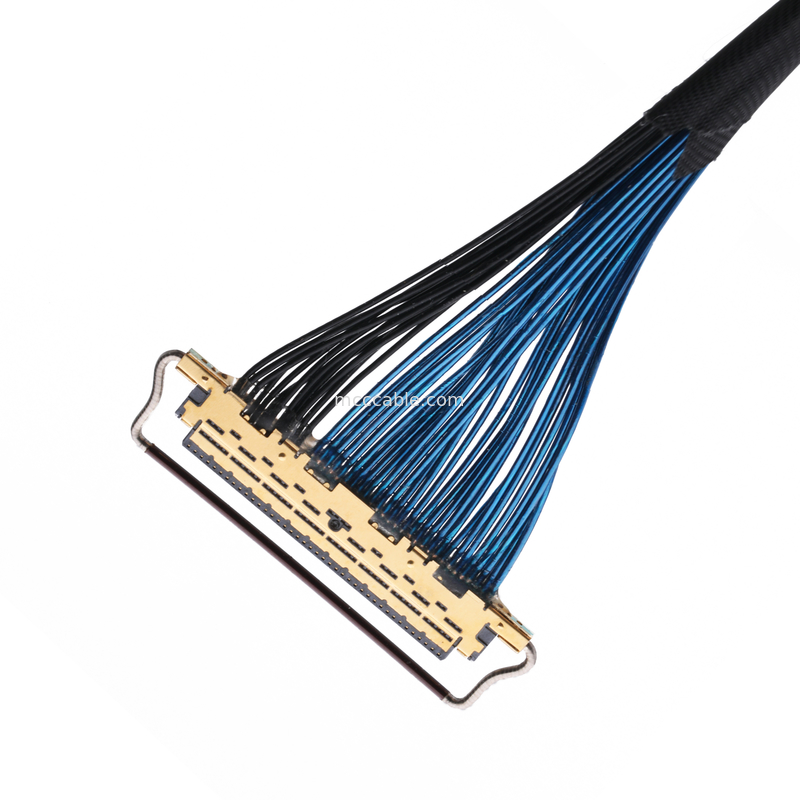 20633-250T-01S 50P 0,4 mm pitch Horizontaal paringstype Micro-coaxiale connector met mechanisch slot
