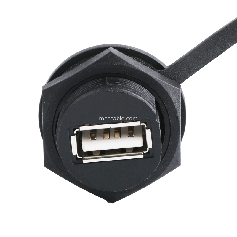 USB 2,0 een Vrouwelijke schakelaar met Schild en GLB aan USB 2,0 a-usbkabels maakte aan maatregel