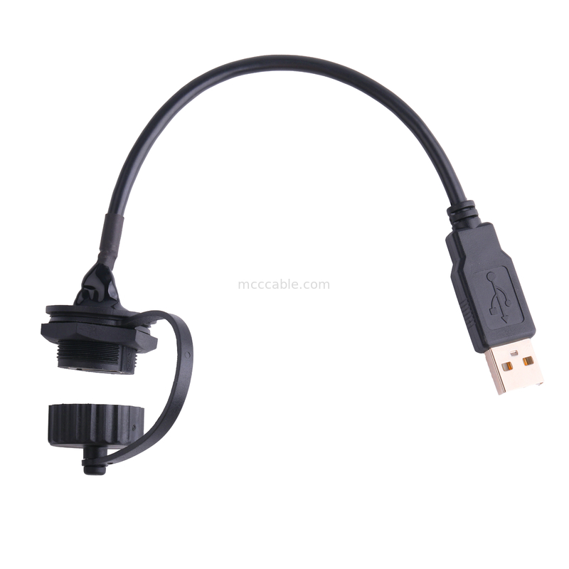 USB 2,0 een Vrouwelijke schakelaar met Schild en GLB aan USB 2,0 a-usbkabels maakte aan maatregel