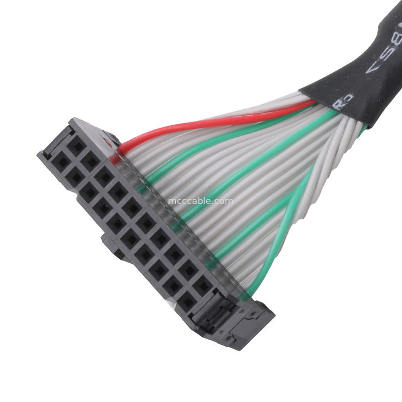 Halve Gouden Eind de DRAADhoogte 1.27mm van CONN idc-20P 7/0.12-16P-Laptops LCD TVs