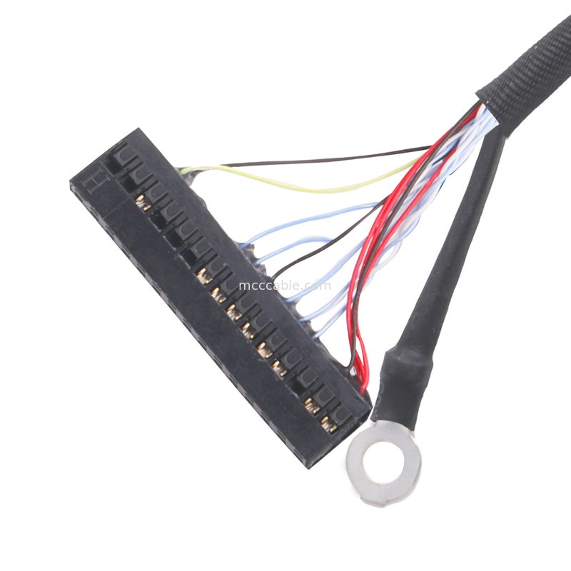 Lvds edp-kabel Pitch 0.5mm Coaxial Kabel Assemblage Originele Body Pull Ring Of Imitatie