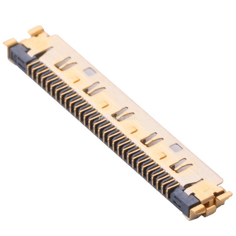 De jaren '30 Lvds 30 Pin Connector Cable 0.4mm van DF81 30P SHL Hoogte aan Coaxiale Micro