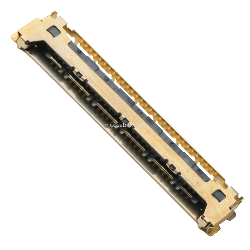 20682-020E-02 Horizontale ultrafijne coaxiale LVDS-kabelassemblage 0,4 mm contactpunt