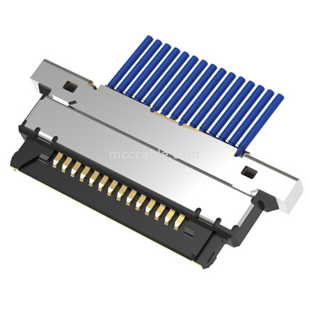 15pin Micro Coaxial Cable Assembly20345-015T-32R 0,4mm pitch Horizontale paring type micro-coaxiale connector