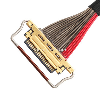 UL EDP LVDS Coaxiale kabel 0.4mm Pitch 20633-220T-01S 20 Pin Aanpasbare lengte