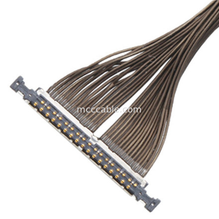 32 Pin Micro Coaxial Cable 0.3mm Pitch 20496-032T-40 Lvds Cable voor drone 32P connector