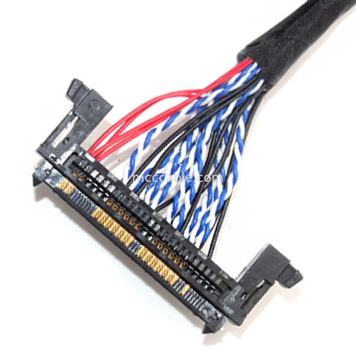 26AWG Lcd LVDS Kabelassemblage 1.0mm Hoogte JAE situatie-30ssl-HF aan URENdf13 EIV