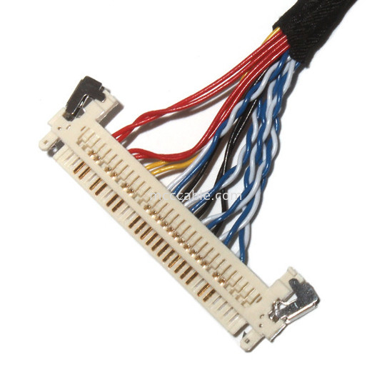 Aanpassen Lengte 2.0mm Pitch Lvds Kabel Assemblage 30 Pin  DF11-24DS-2C naar FI-X3OHL OEM/ODM