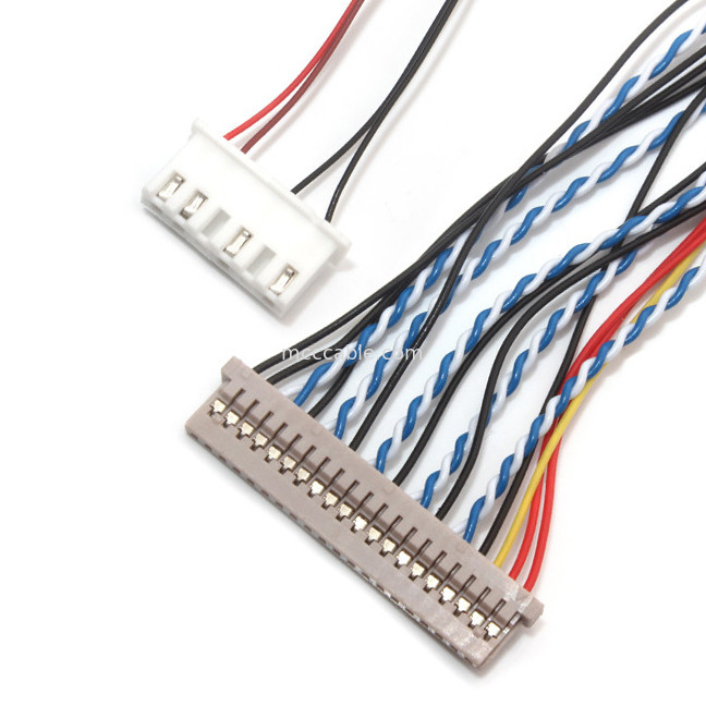 30 Assemblage 1.0mm 1.25mm Contacthoogte Df19 van de Speldlvds Kabel aan Df14