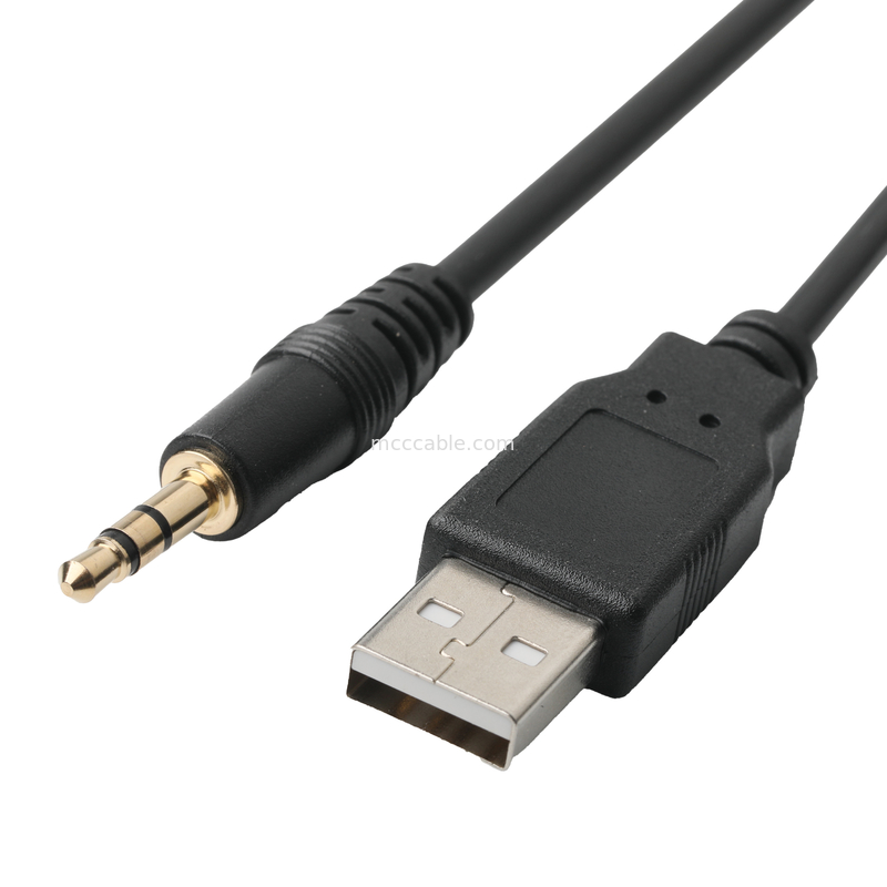 Mannelijke de Uitbreidingskabel Jack 3.5mm van ISOBUS AUX Stereo-installatie voor de Contactdooskabel van O Jack USB