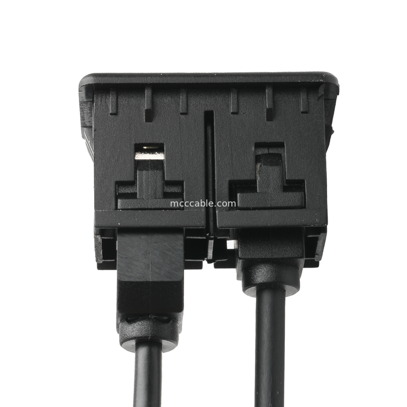Mannelijke de Uitbreidingskabel Jack 3.5mm van ISOBUS AUX Stereo-installatie voor de Contactdooskabel van O Jack USB