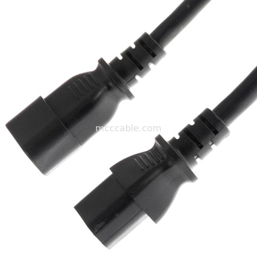 C13 tot C14 10a 250v stroomkabel 18 Awg C14 Mates met een C13 stopcontact
