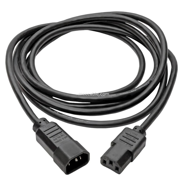 C13 tot C14 10a 250v stroomkabel 18 Awg C14 Mates met een C13 stopcontact