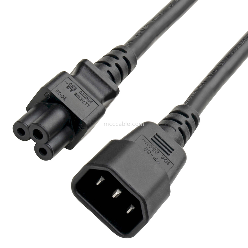Connector Adapters C14 tot C5 Power Adapter Kabel 7a 250v 18 Awg