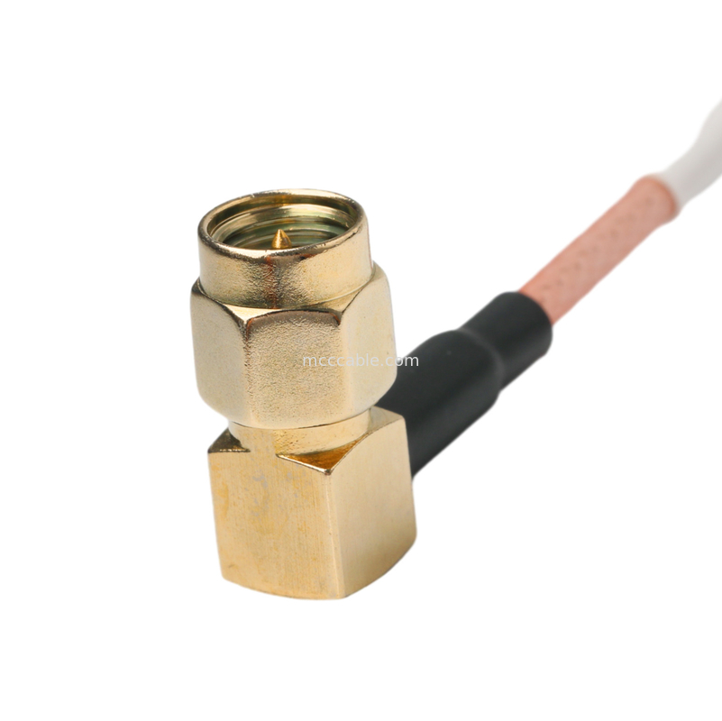 Ip67 Rohs Custom Coax Cable Ra Sma Plug Rechte Hoek Plug Rg316
