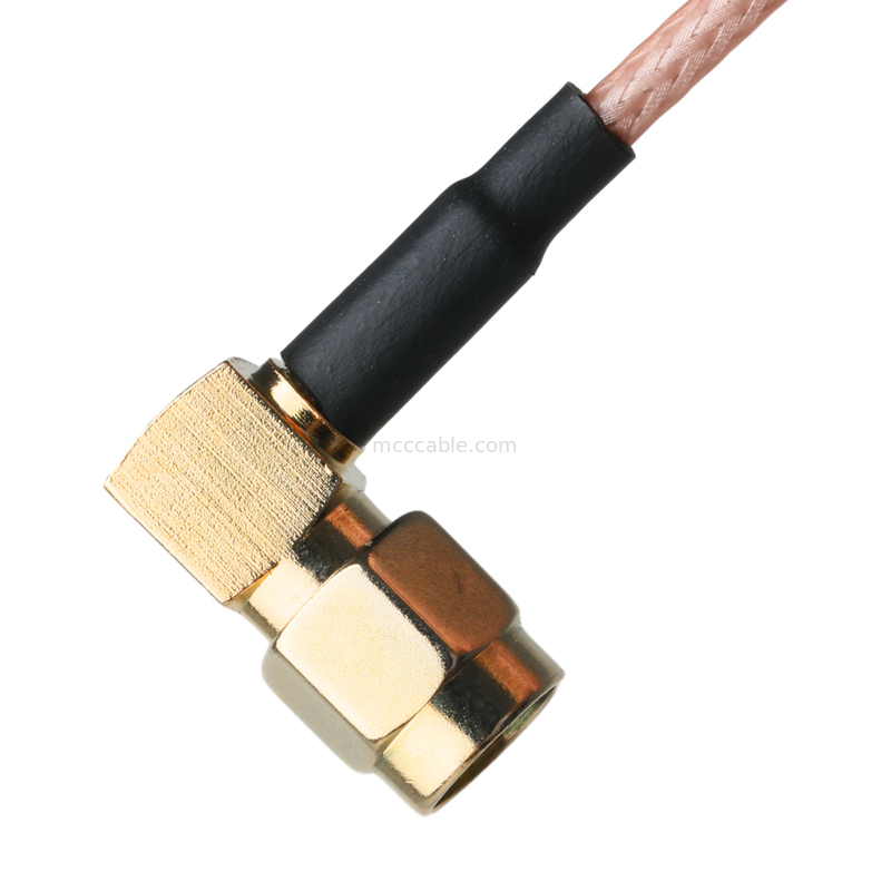 Ip67 Rohs Custom Coax Cable Ra Sma Plug Rechte Hoek Plug Rg316
