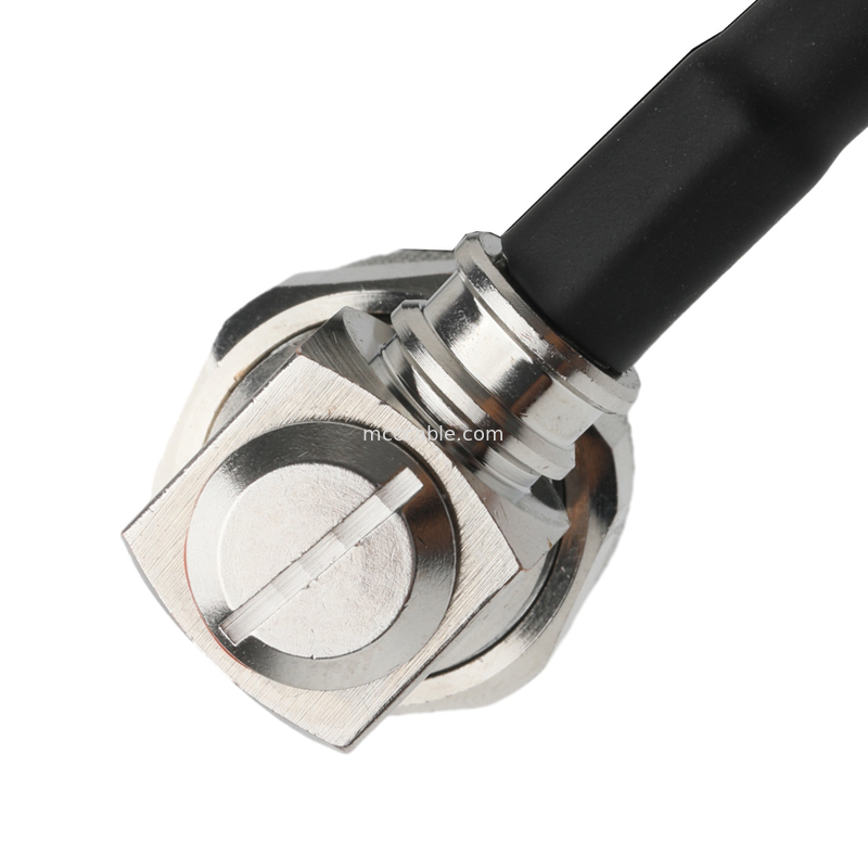 RF-connector Lmr-240 Low Loss RF-kabel Zwart Sma Mannelijke rechte aansluiting naar N Mannelijke aansluiting Rechte hoek aansluiting