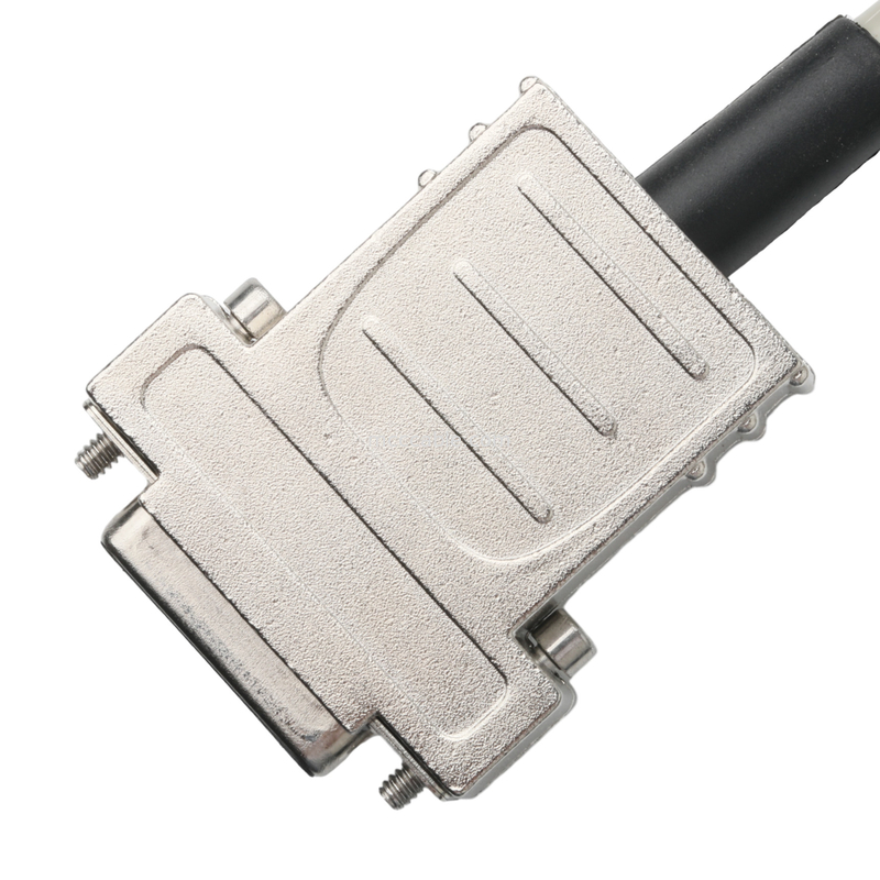 Hd D-Sub naar Mdr Plug Connector Kabel 14p*28 Awg Od 7.0mm Beige PVC Jack