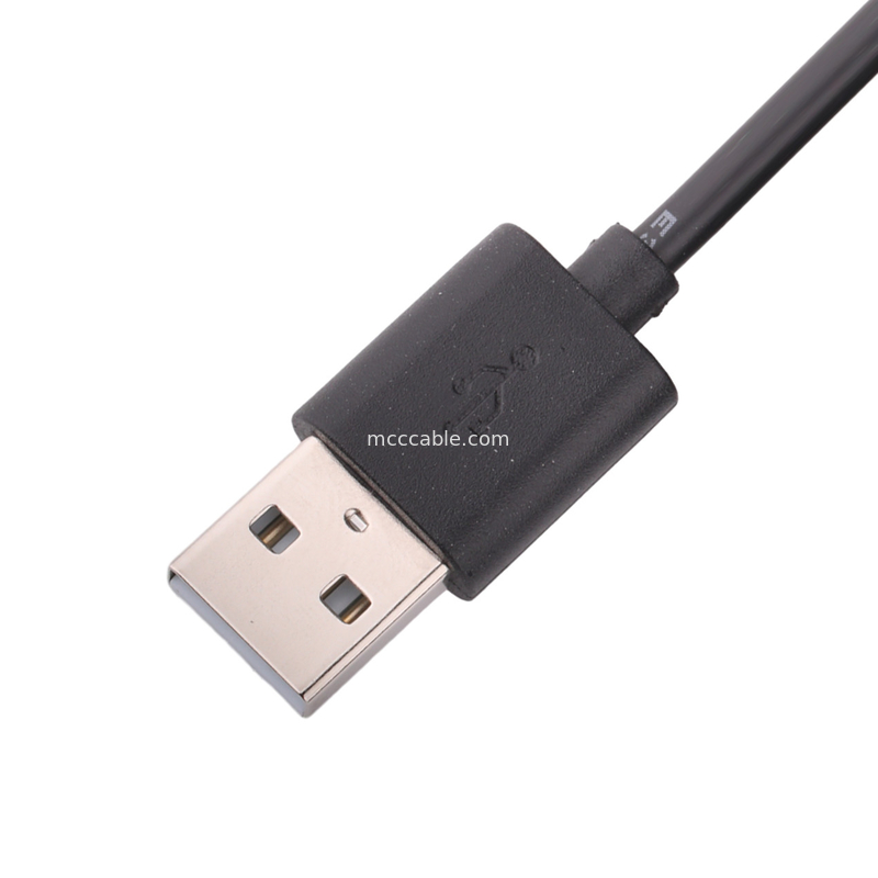 Magnetische aansluiting op USB 2.0 A / M 4p Ld Penatural Hf Wit Pvc 45p Rohs