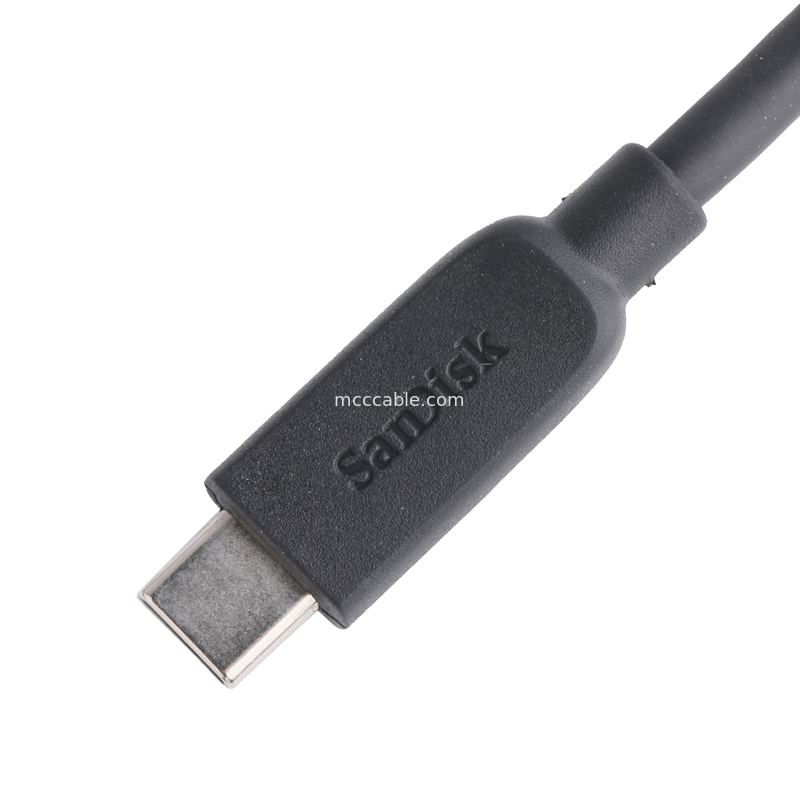 Rohs External Hard Drive Kabel USB-C naar Micro USB 3.1 Gen 2 10 Gbps Lengte Aanpassen