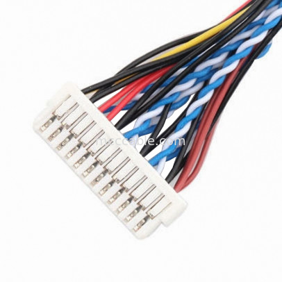 24pin MOLEX 504186-2400 30pin JAE FI-X30HL LCD LVDS Kabel Montage Lengte aanpassen