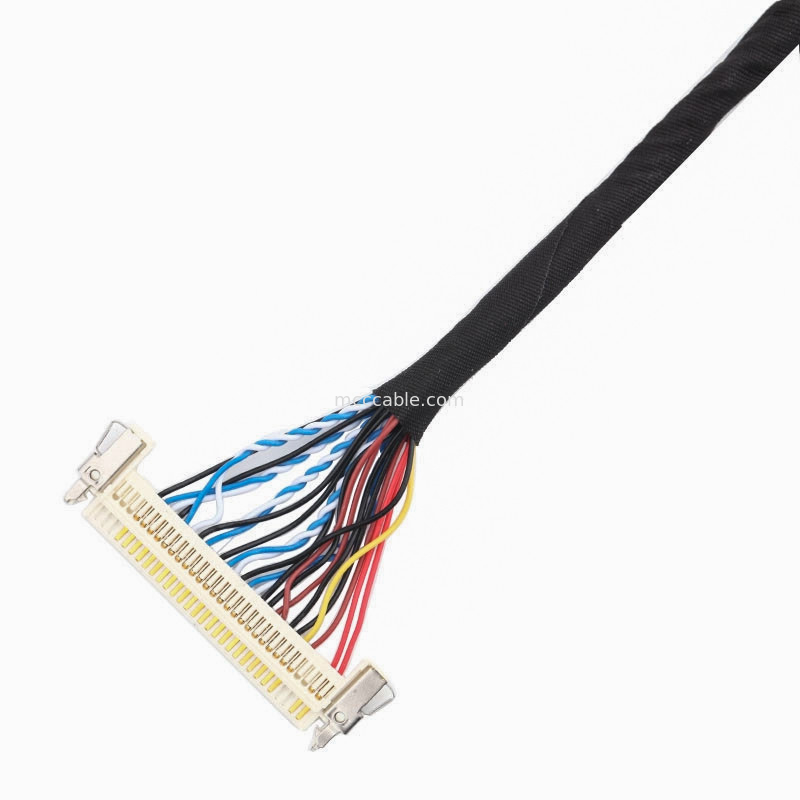 24pin MOLEX 504186-2400 30pin JAE FI-X30HL LCD LVDS Kabel Montage Lengte aanpassen
