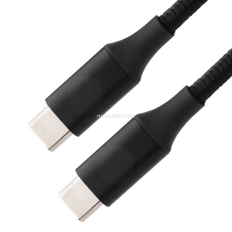 USB Type C tot USB Type C High Speed USB Extension Cable met gebreide maas