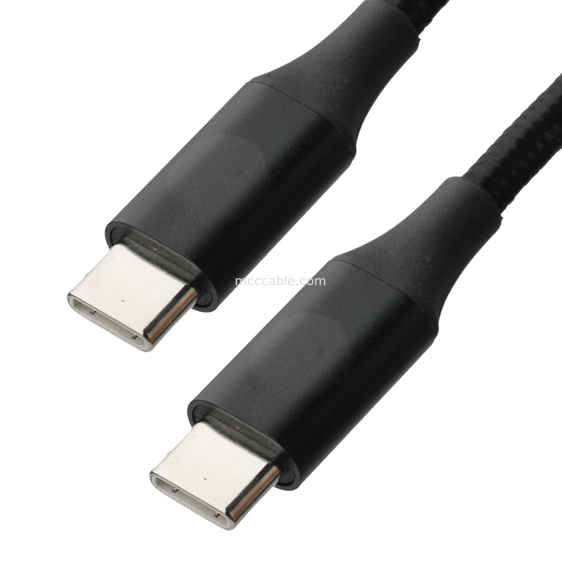USB Type C tot USB Type C High Speed USB Extension Cable met gebreide maas
