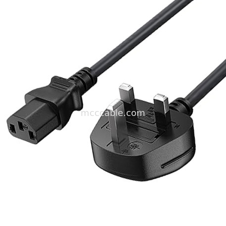 C13 To Uk Plug Power Cord Bs1363 18awg 250v Lengte Geschikt voor de meeste computers, printers en andere apparaten