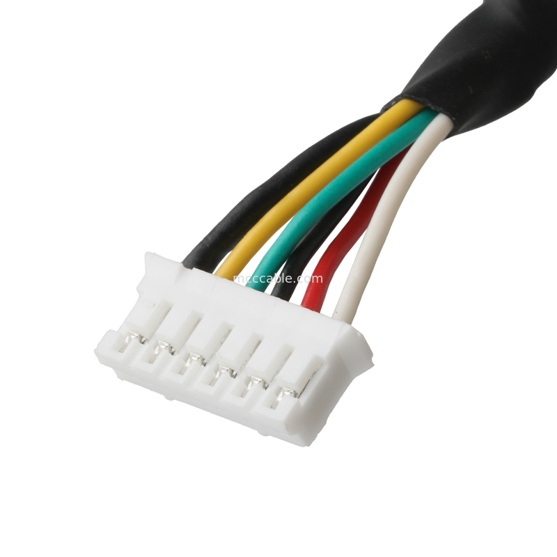 ROHS kabel waterdicht connector M20 Man tot JST PHR-6 draad UL2464 24AWGX5C OEM / ODM