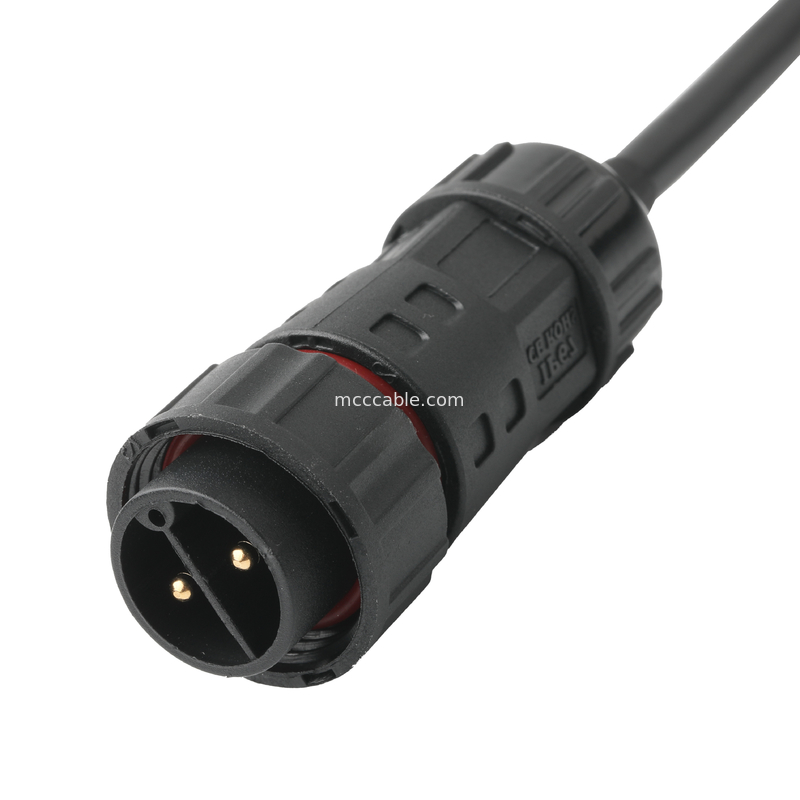 ROHS kabel waterdicht connector M20 Man tot JST PHR-6 draad UL2464 24AWGX5C OEM / ODM