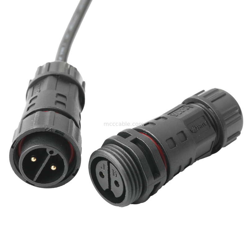 ROHS kabel waterdicht connector M20 Man tot JST PHR-6 draad UL2464 24AWGX5C OEM / ODM