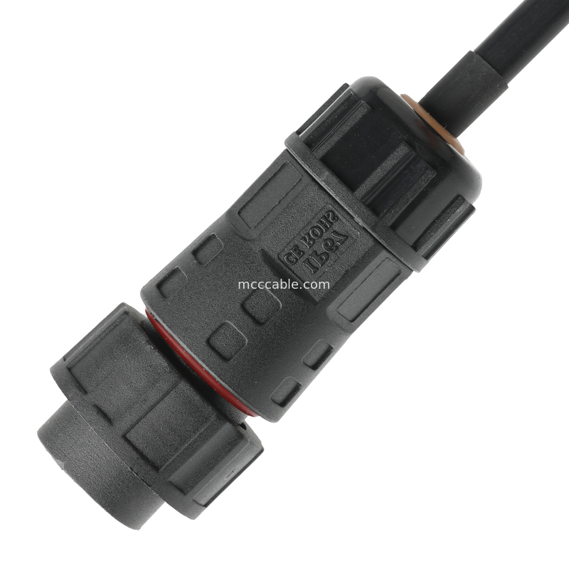 ROHS kabel waterdicht connector M20 Man tot JST PHR-6 draad UL2464 24AWGX5C OEM / ODM