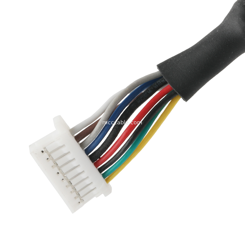 IP67 waterdicht connector M16 Vrouwelijk tot SH1.0 9P UL 2464 28AWG*4PR+AEB Kabel ROHS